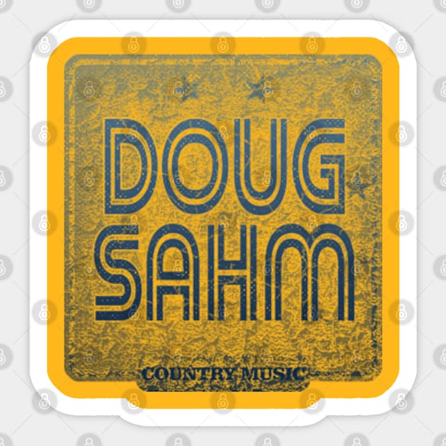 Doug Sahm 50 Sticker by Rohimydesignsoncolor